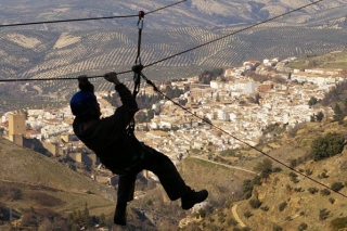  The ravine, with Cazorla in the background 